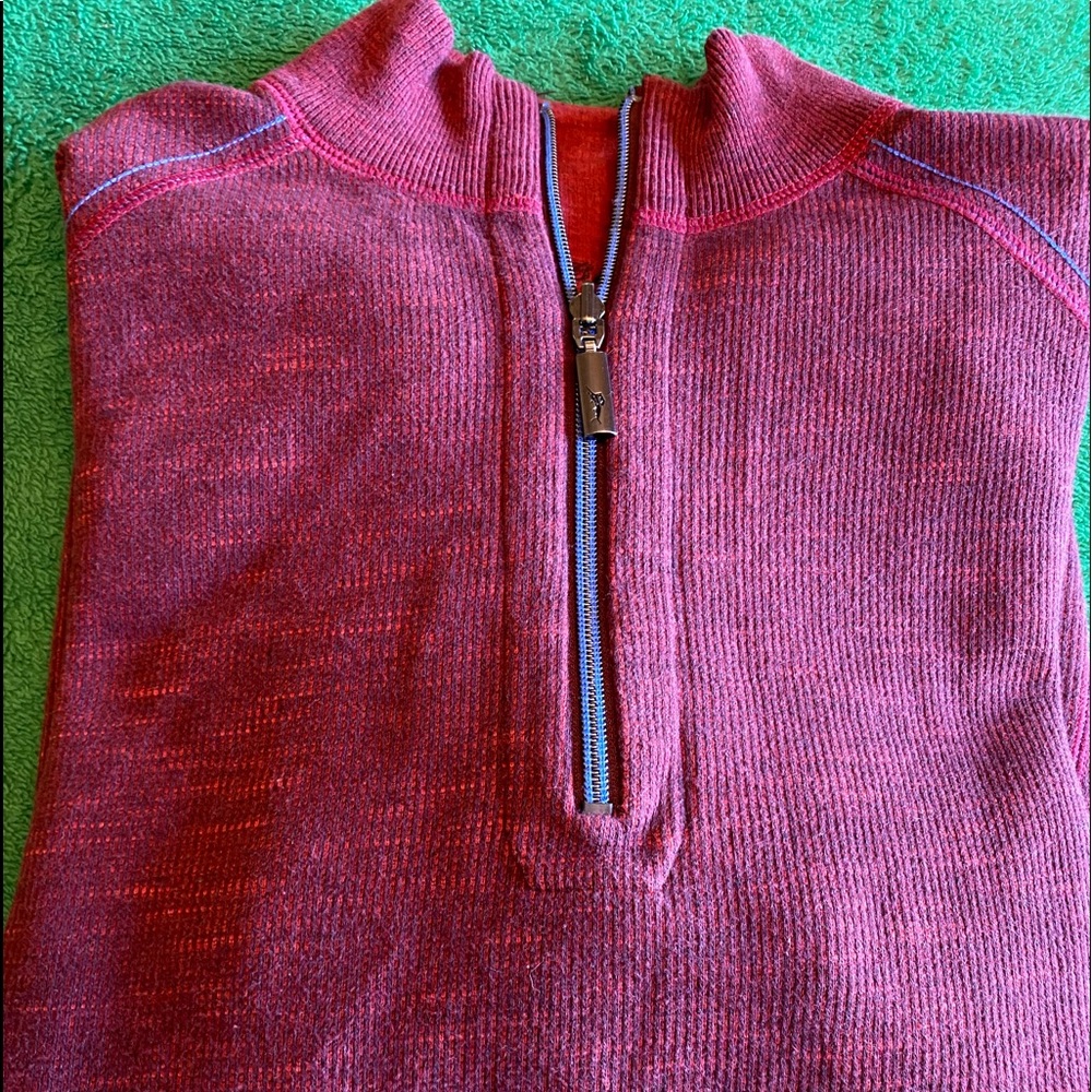 Tommy Bahama men’s Sm 1/4 zip pullover